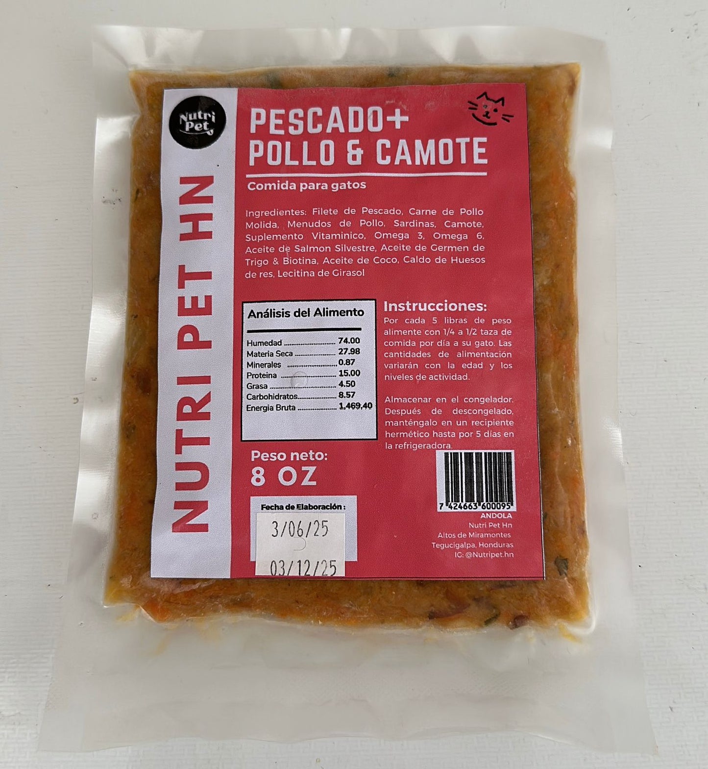Pescado + Pollo & Camote