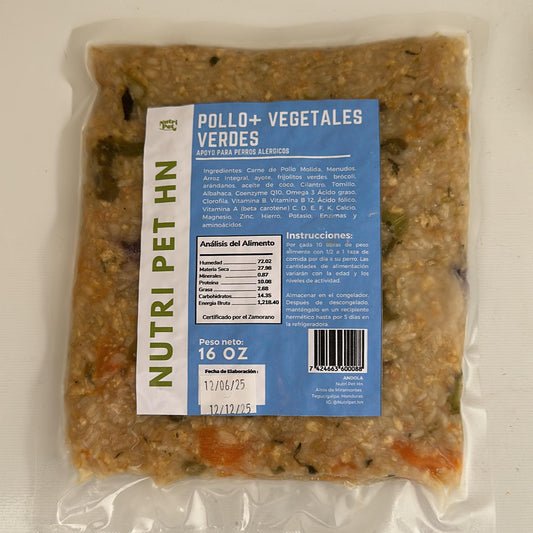 Pollo + Vegetales Verdes