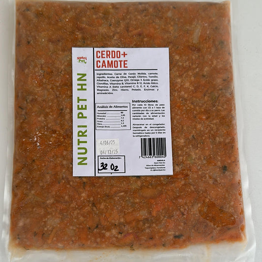 Cerdo + camote (32 oz)